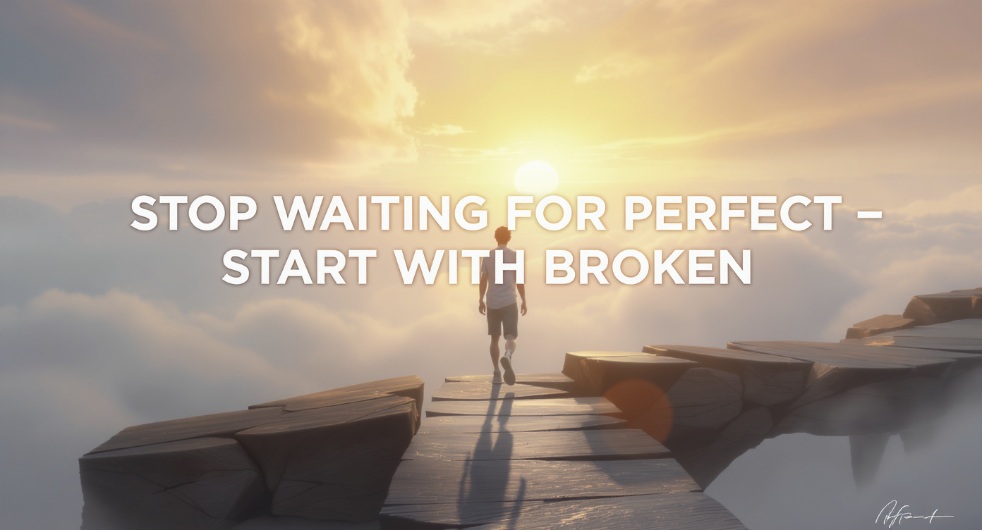 Day 12 – Stop Waiting for Perfect: Begin with What You Have