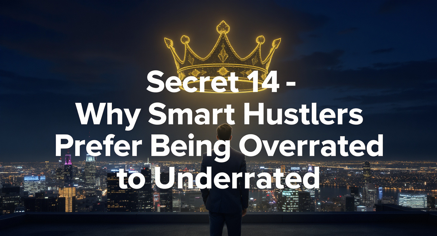 💡Millionaire Secret #14 – Why Smart Hustlers Prefer Being Overrated to Underrated